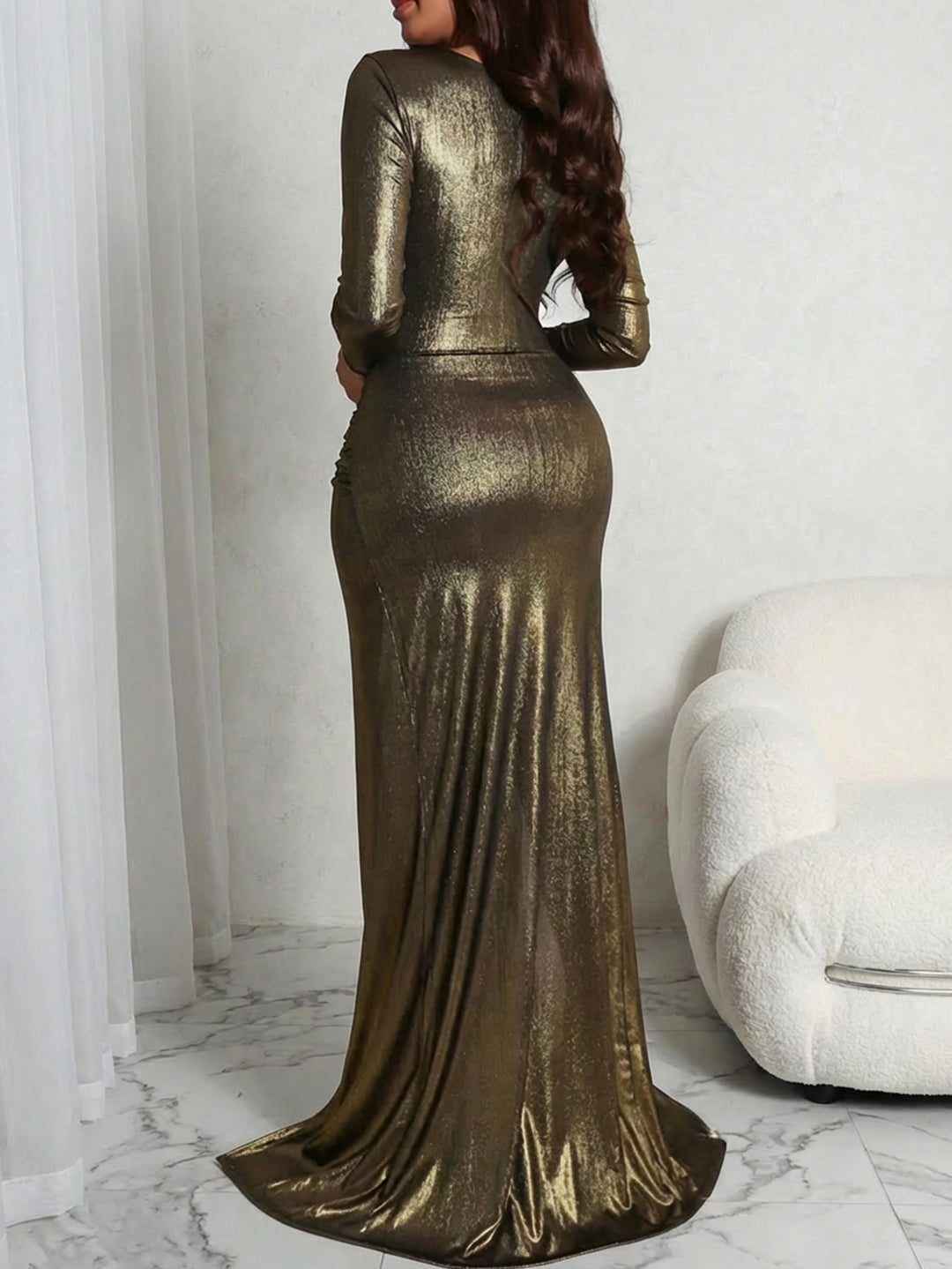 Rochie SHEIN, auriu