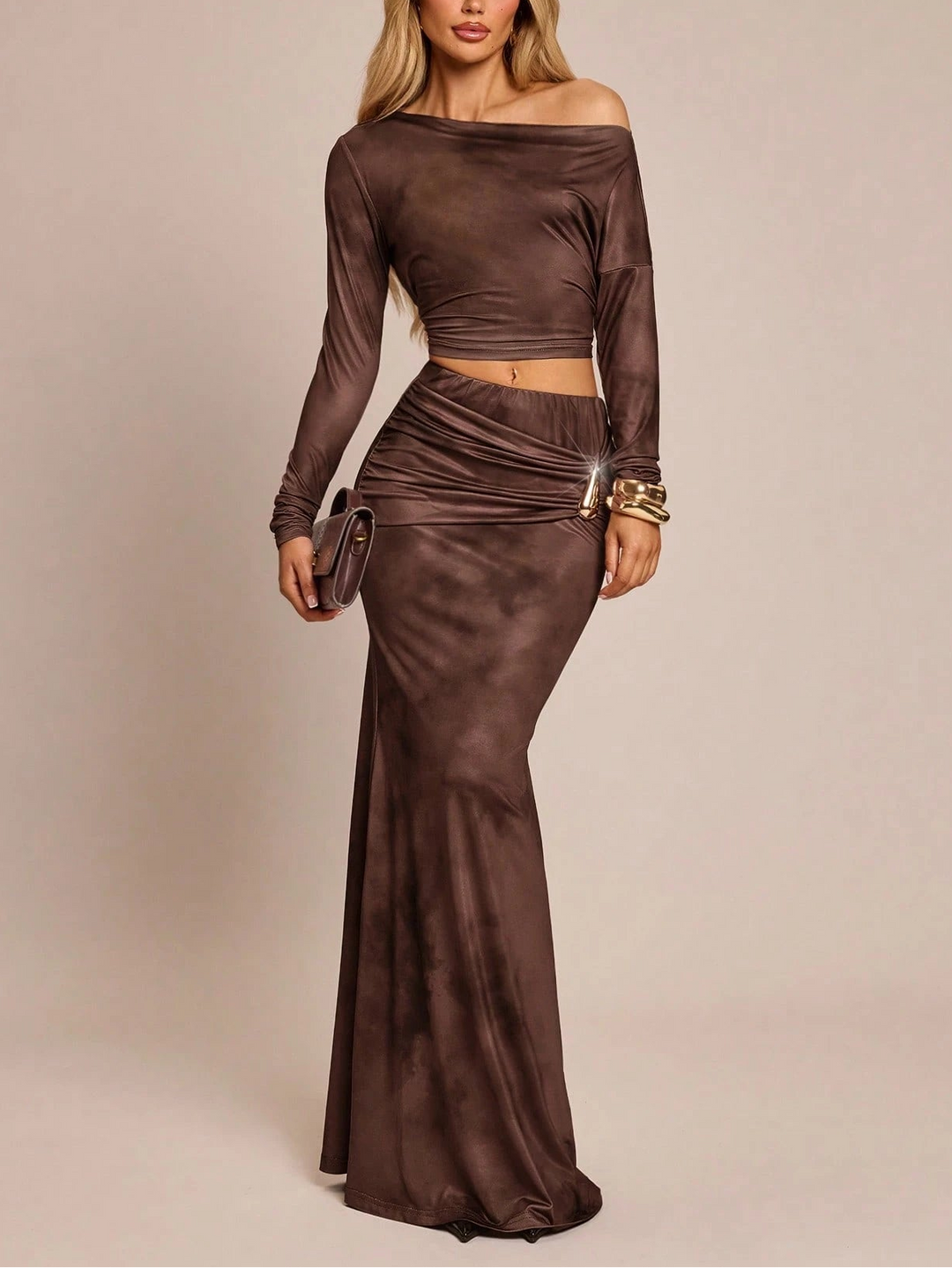 SHEIN együttes, barna