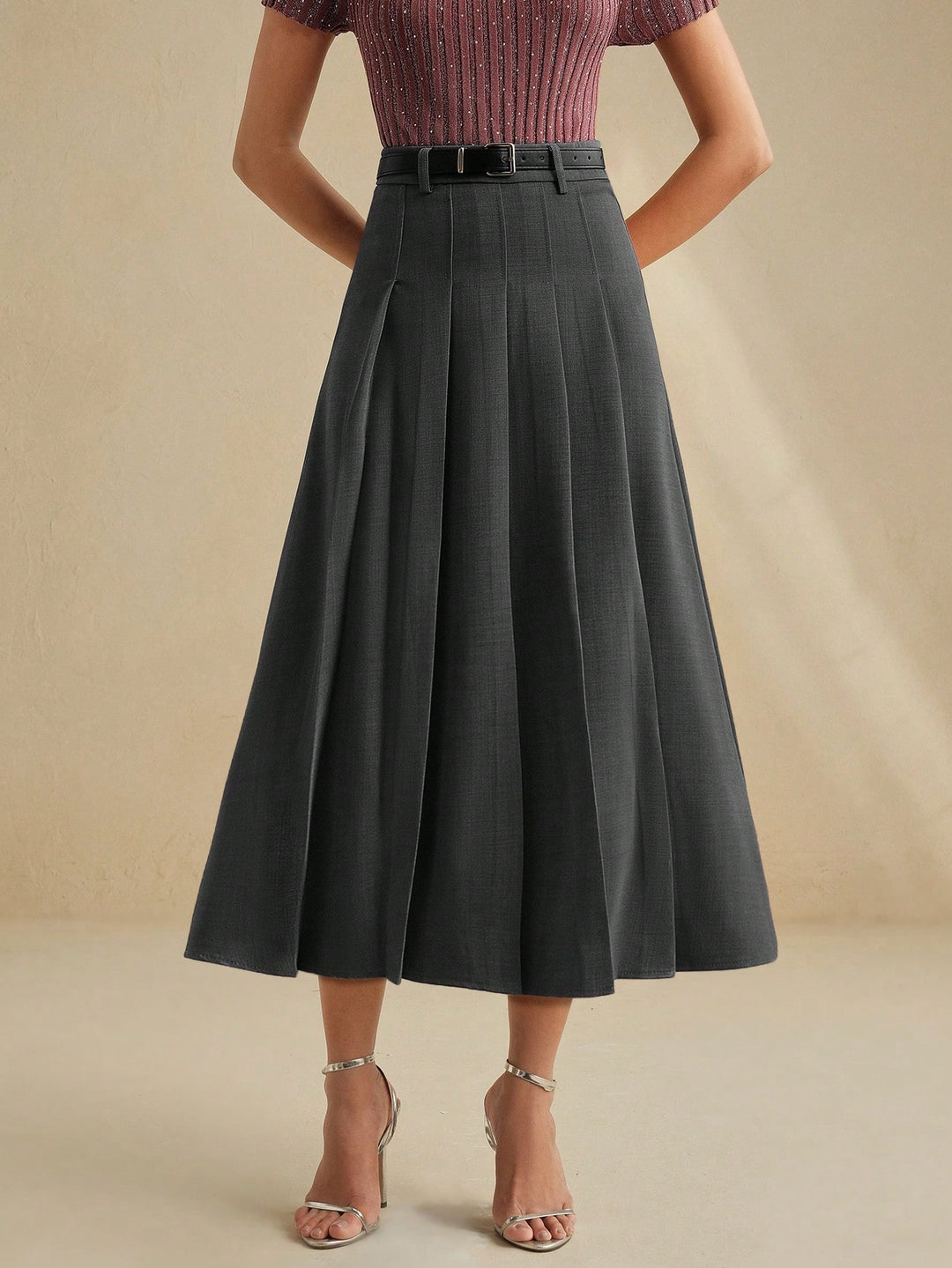 Fustă SHEIN, gri