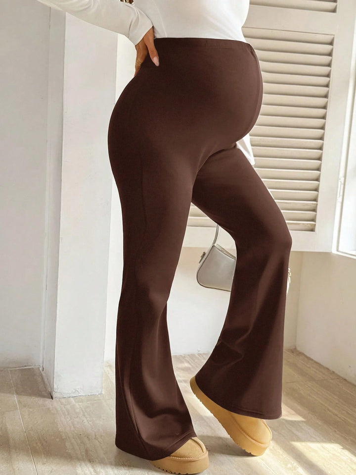 Pantaloni SHEIN, maro