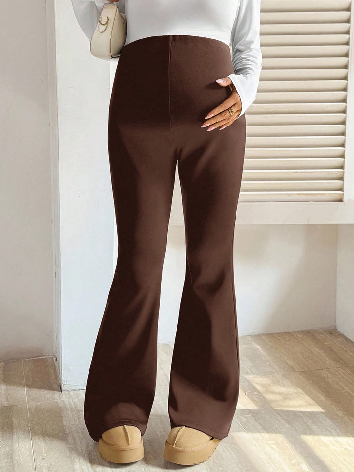 Pantaloni SHEIN, maro