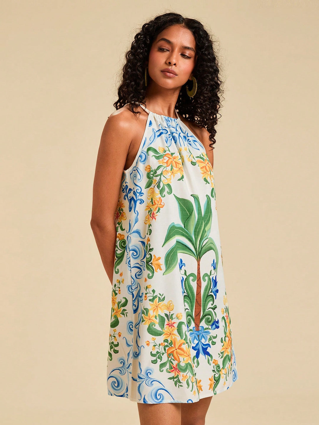 Rochie scurtă SHEIN, albastru