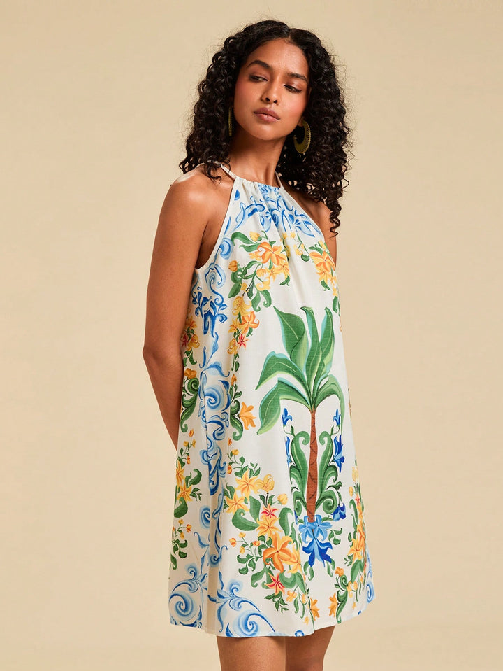 Rochie scurtă SHEIN, albastru