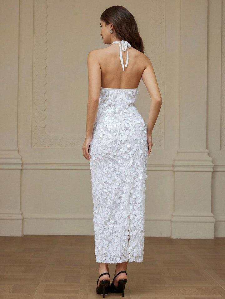 Rochie maxi SHEIN, alb