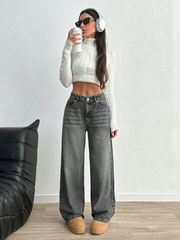 Jeans SHEIN, gri