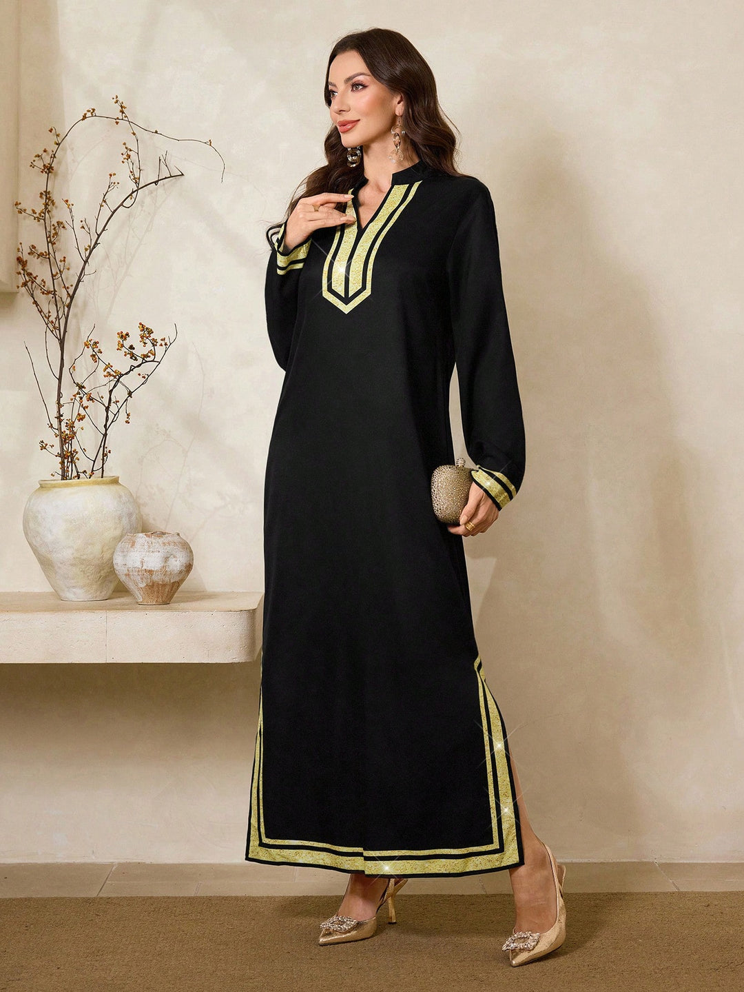 Rochie maxi SHEIN, negru