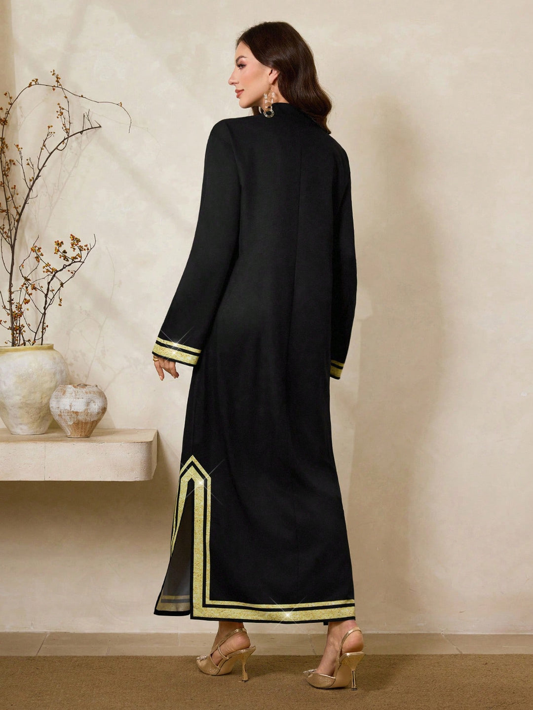 Rochie maxi SHEIN, negru