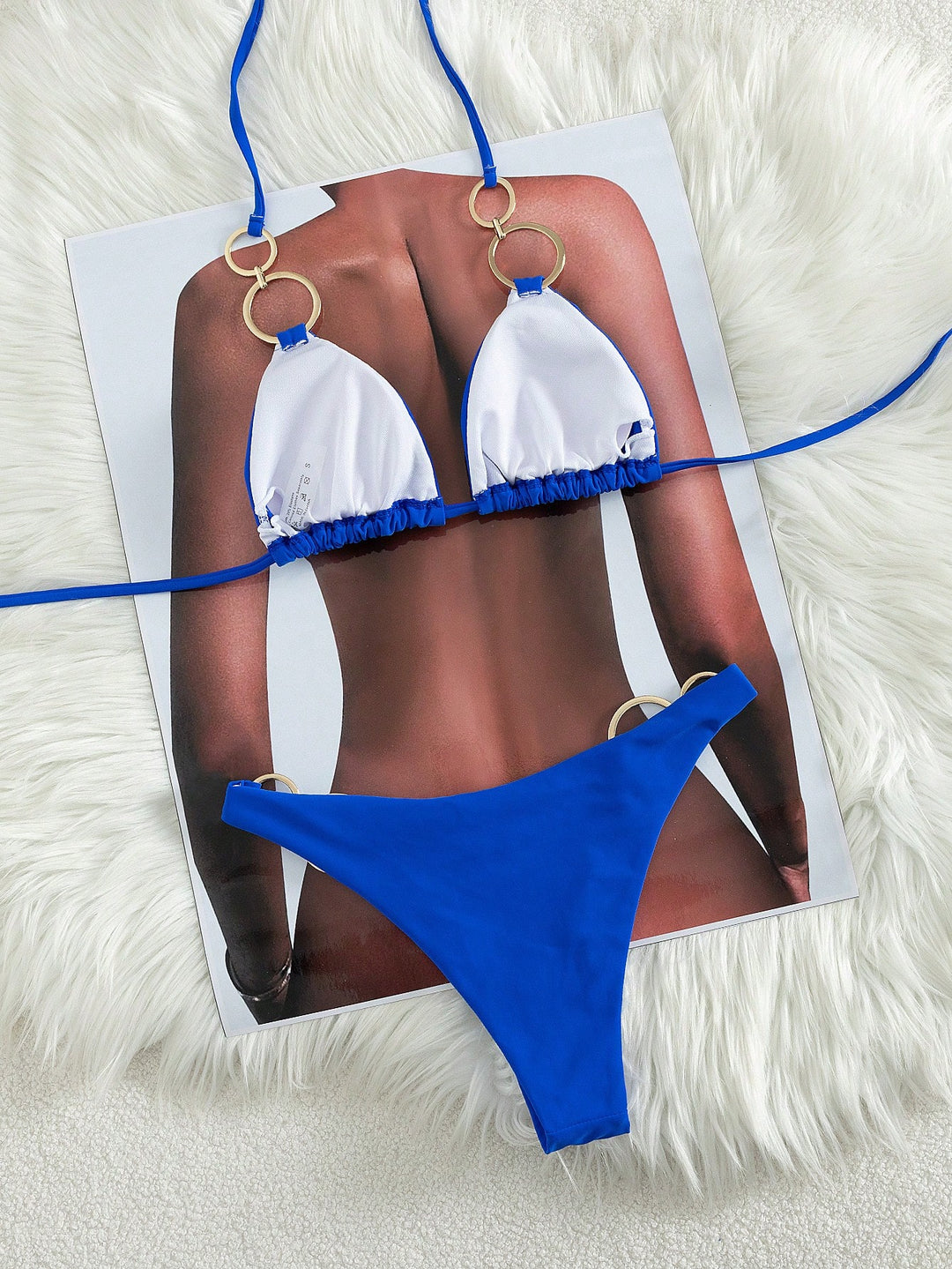 Set bikini SHEIN, albastru