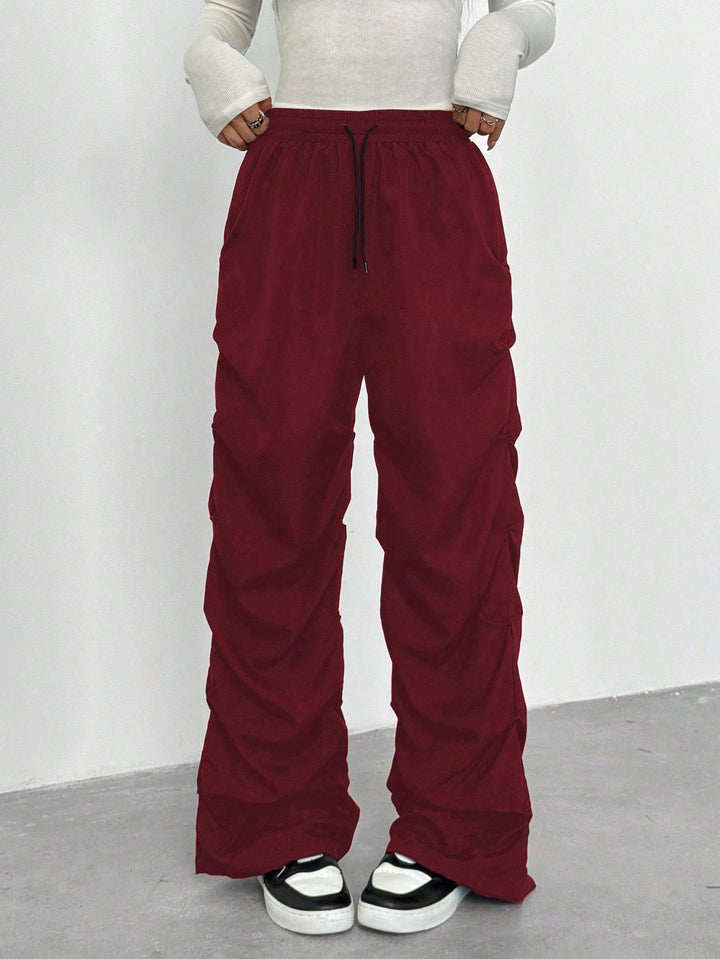 Pantaloni SHEIN, vișiniu