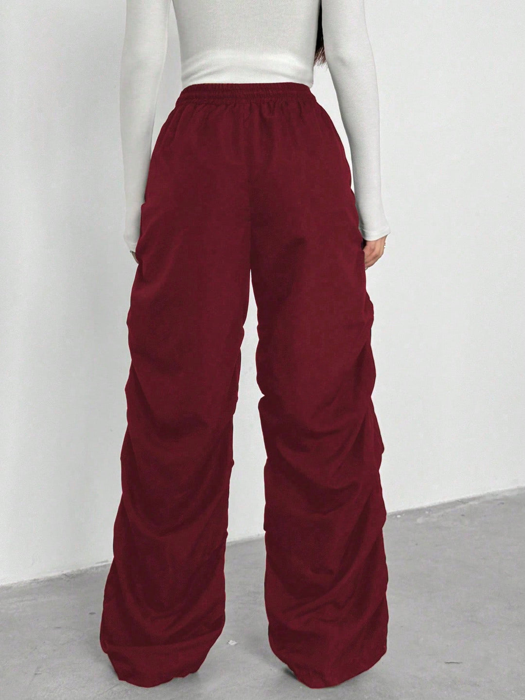 Pantaloni SHEIN, vișiniu