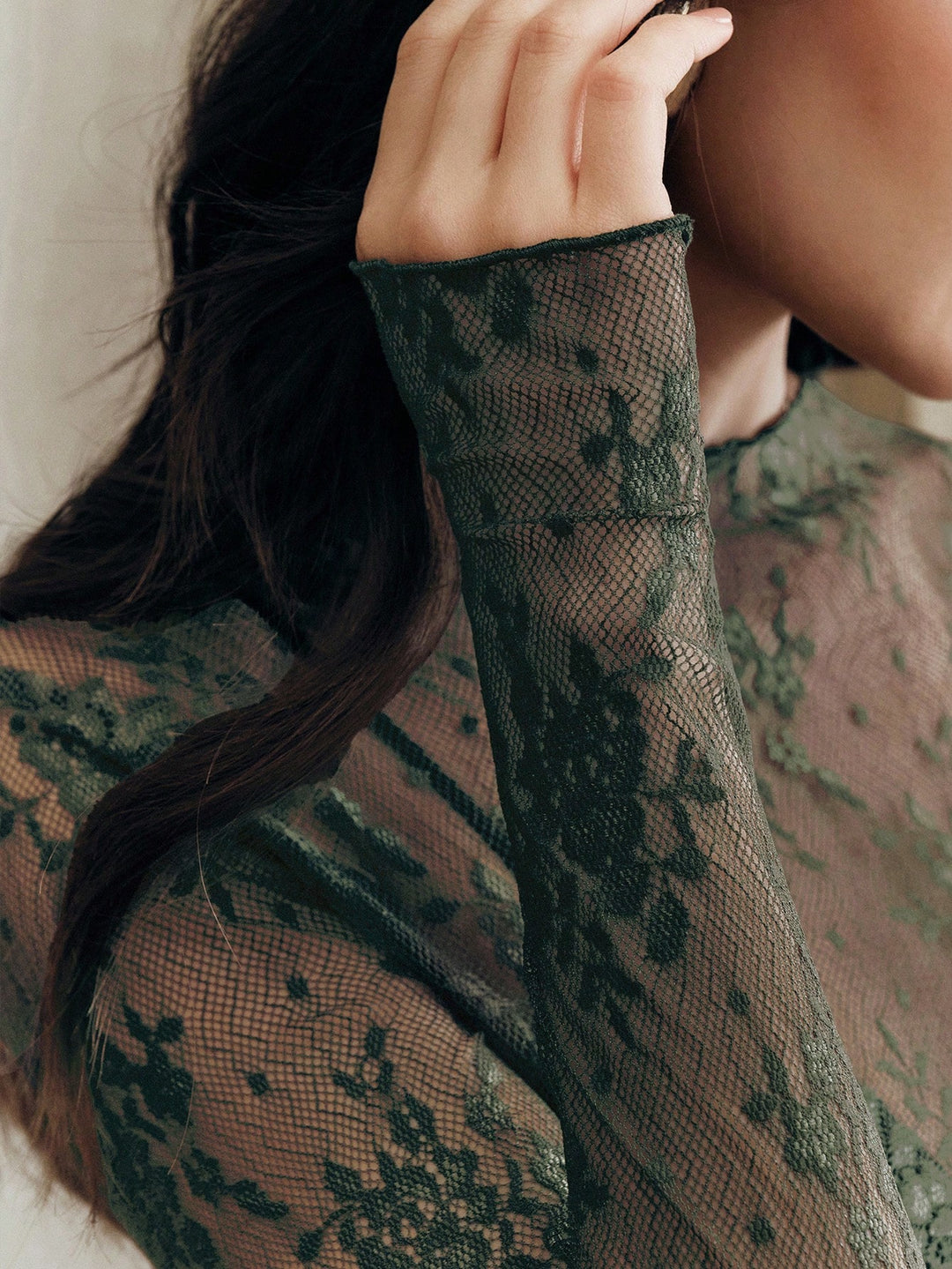 Top SHEIN, verde