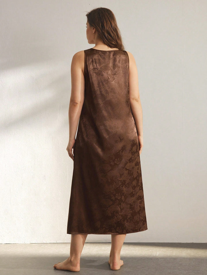 Rochie maxi SHEIN, maro