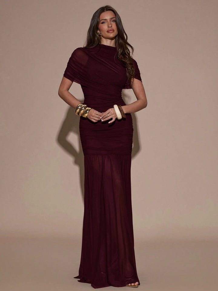Rochie maxi SHEIN, vișiniu