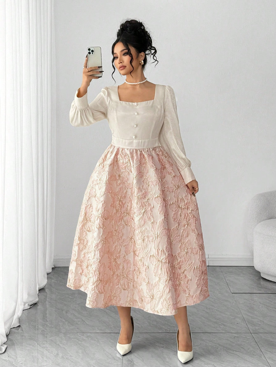 Rochie SHEIN, bej