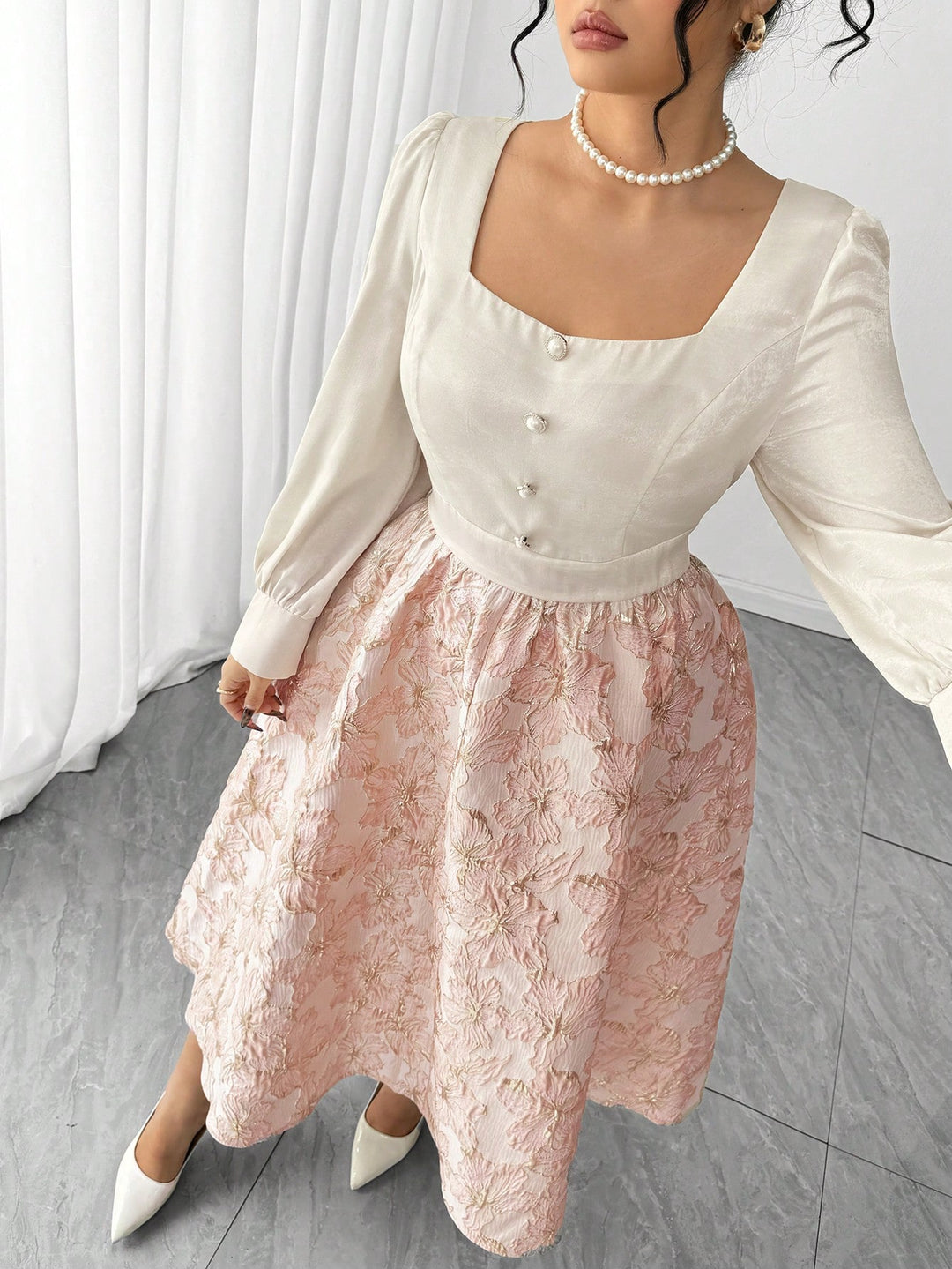 Rochie SHEIN, bej