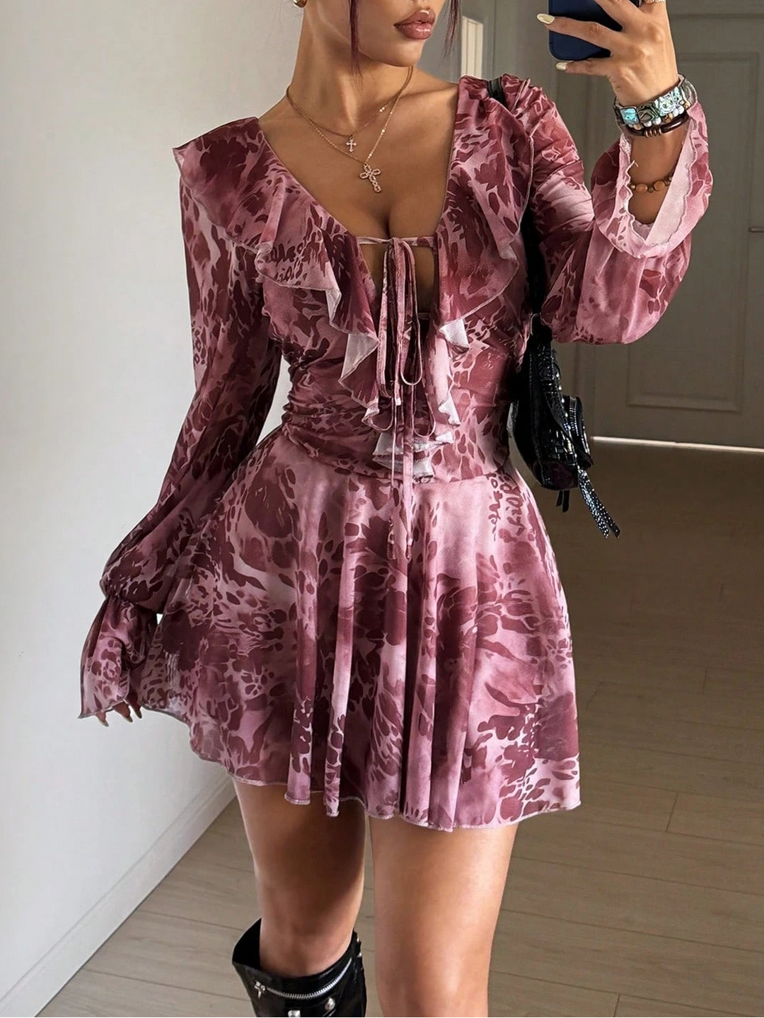Rochie mini Shein, mix culori