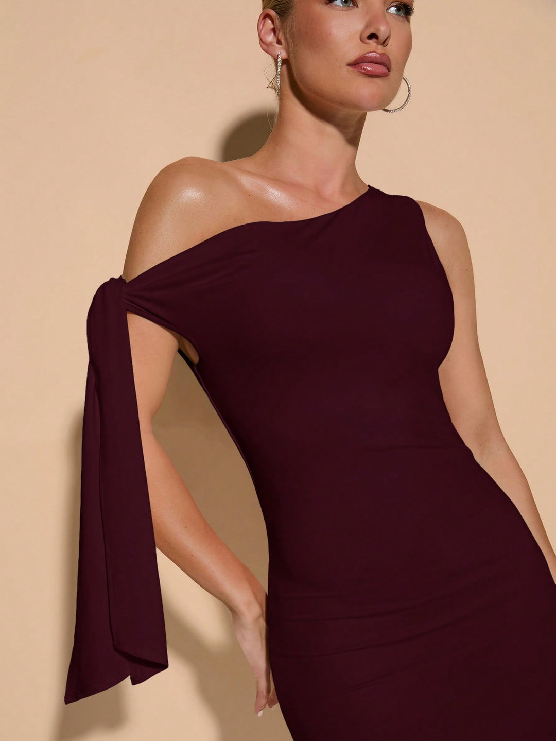 Rochie maxi SHEIN, vișiniu