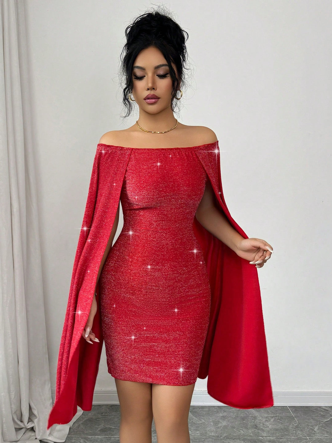 SHEIN miniruha, piros