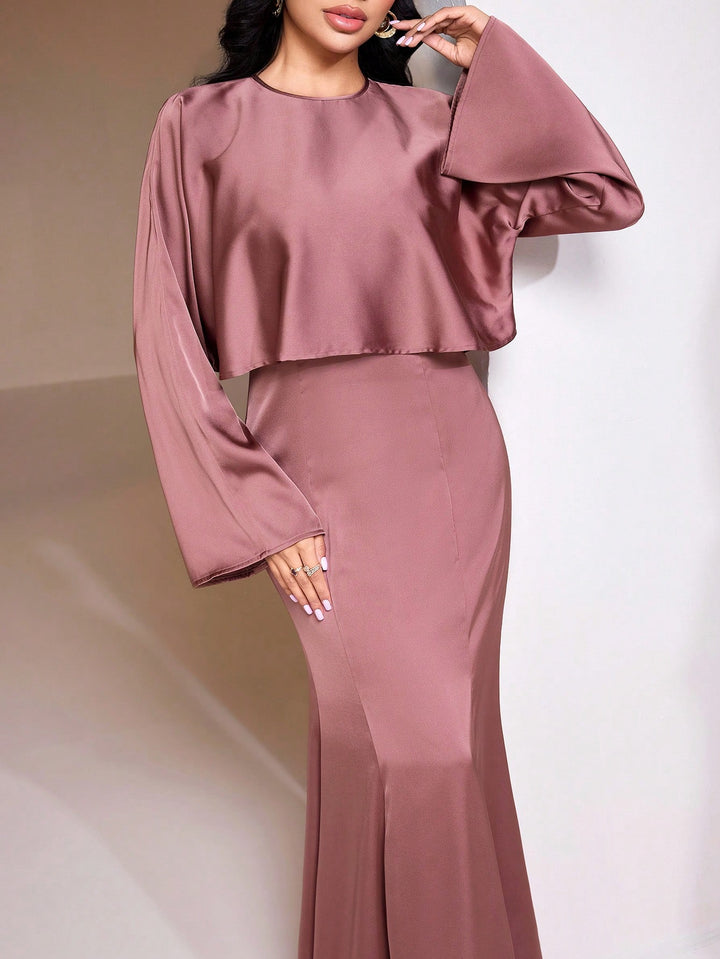 Rochie maxi SHEIN, roz