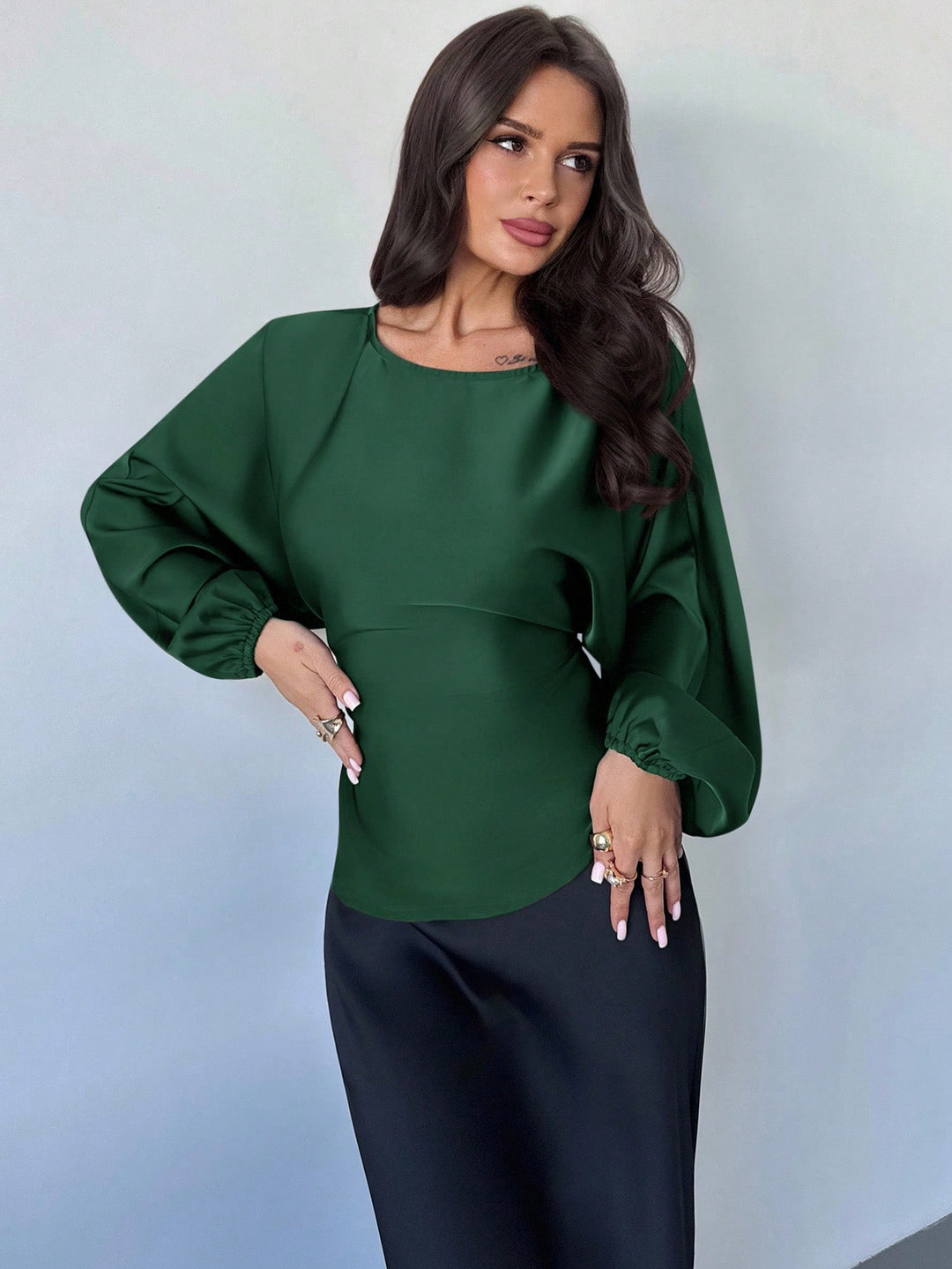 Bluza SHEIN, verde