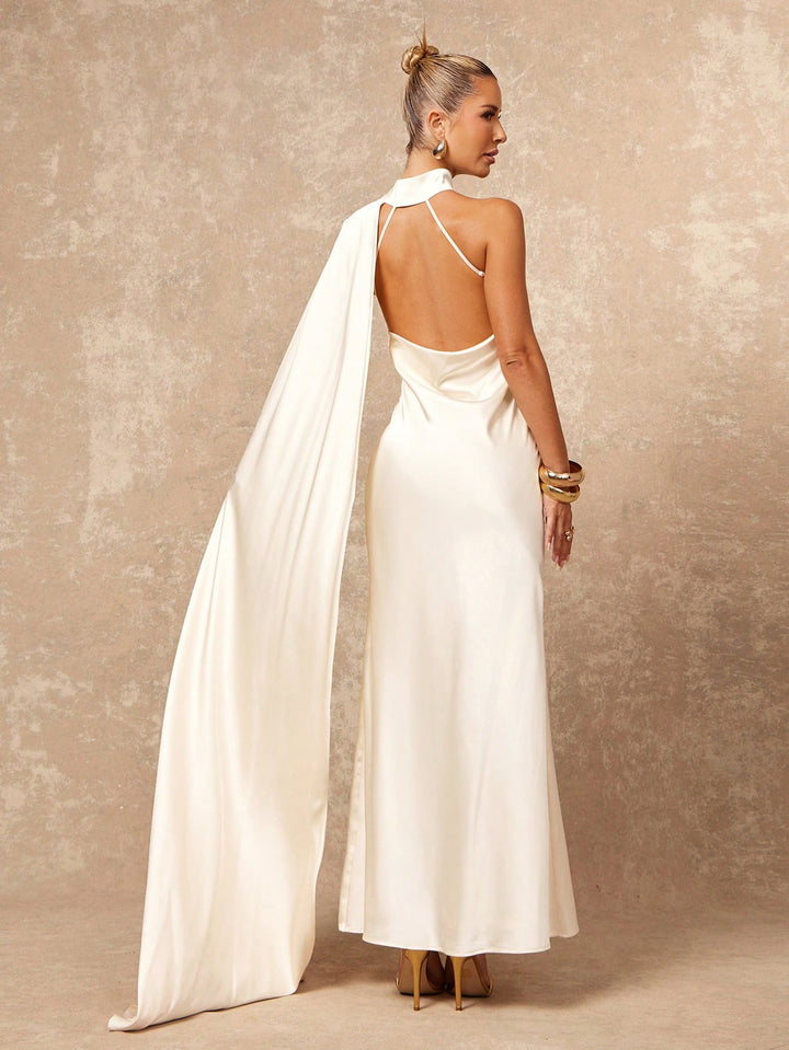 Rochie maxi SHEIN, portocaliu