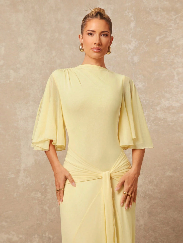 Rochie maxi SHEIN, galben