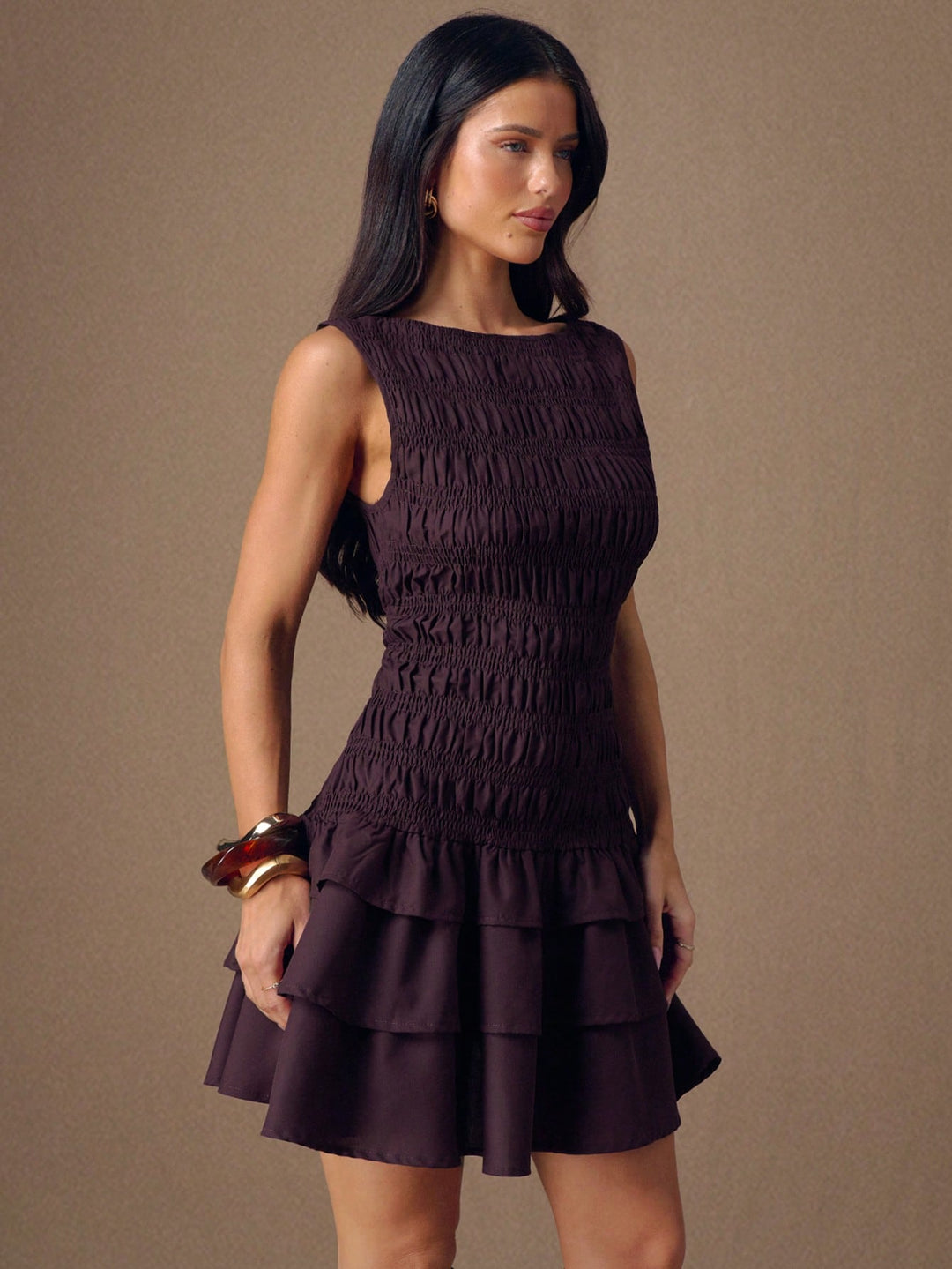 Rochie mini SHEIN, vișiniu