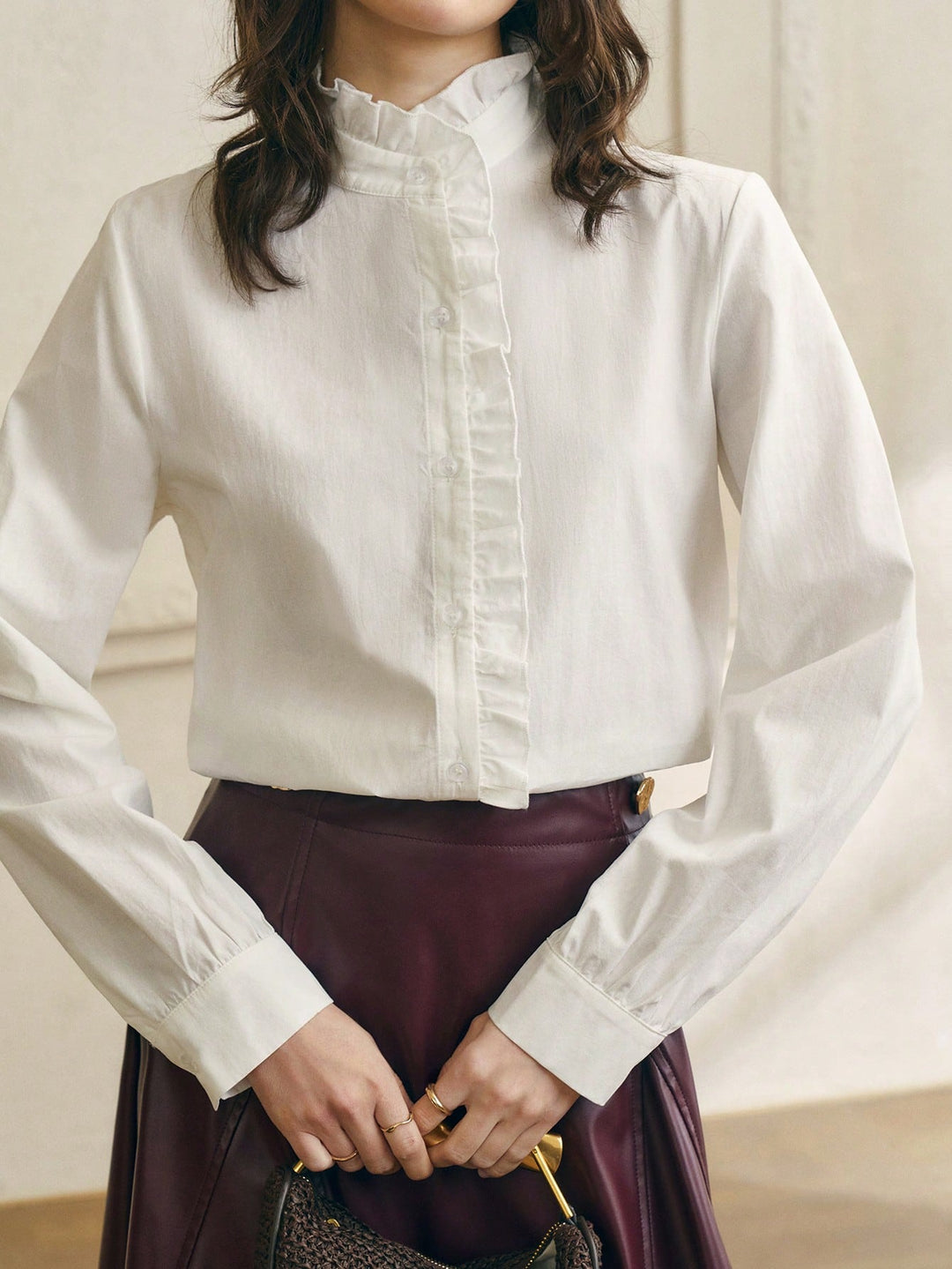 SHEIN blúz, bézs