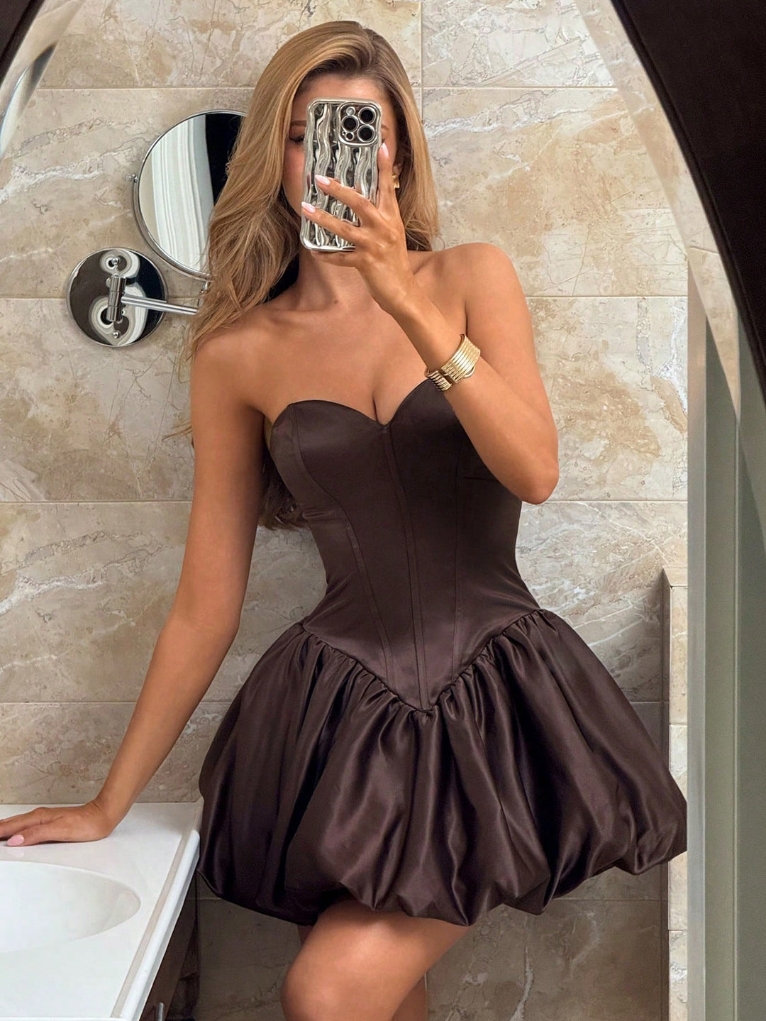 Rochie SHEIN, maro