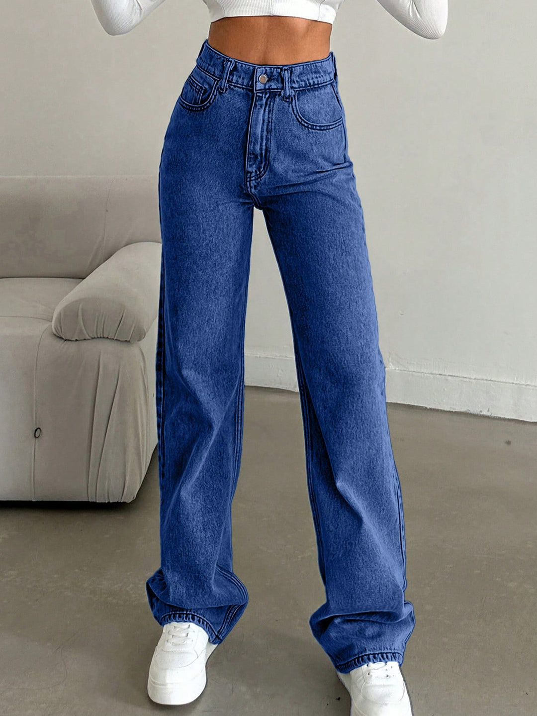 Jeans SHEIN, albastru