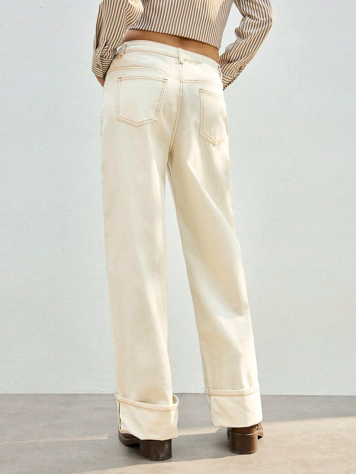 Jeans SHEIN, crem