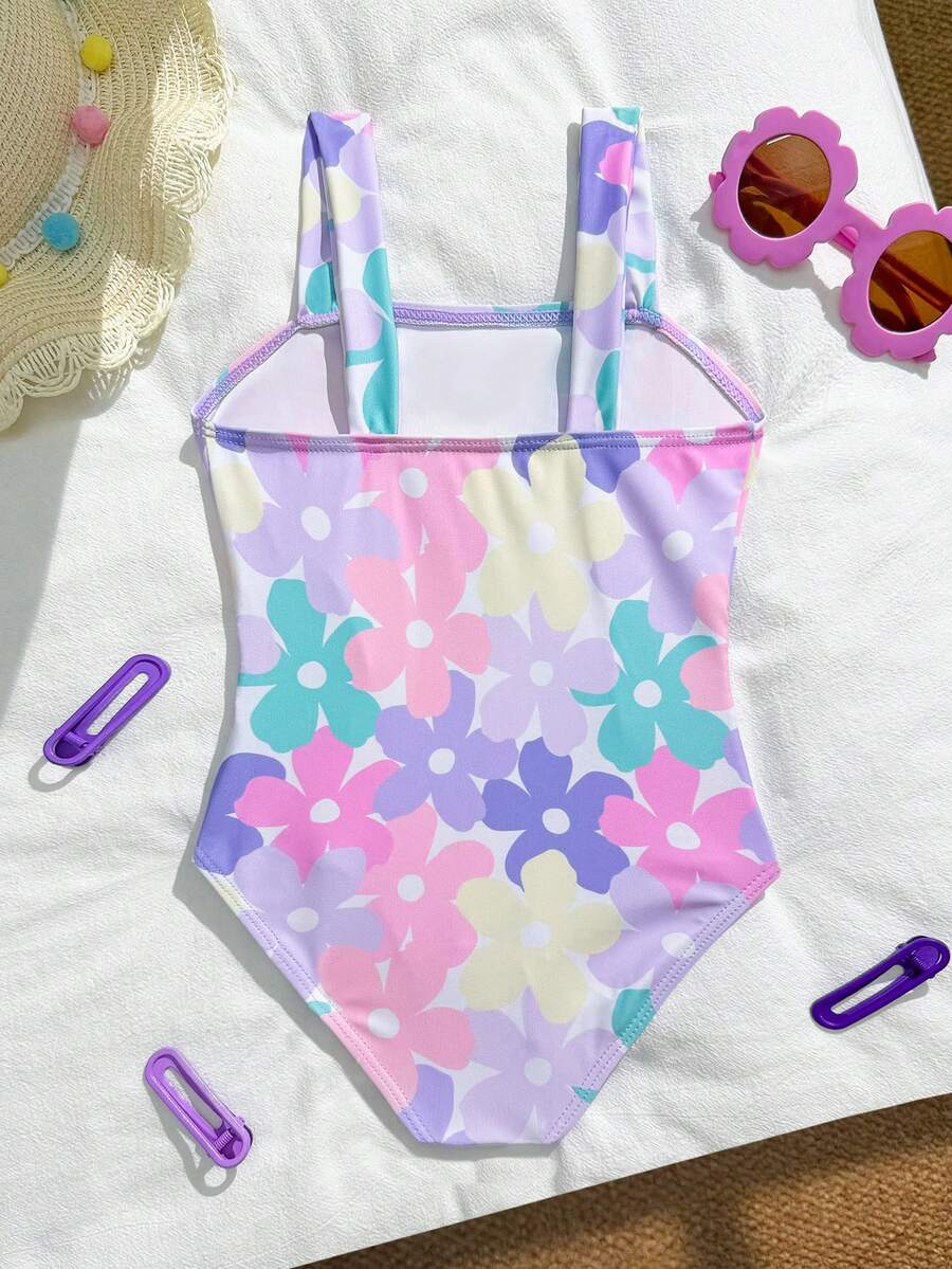 Costum de baie întreg SHEIN, mix culori