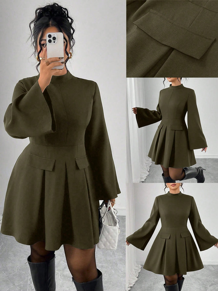 Rochie SHEIN, kaki