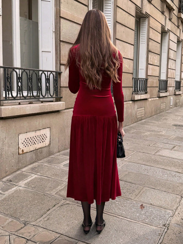 Rochie SHEIN, vișiniu