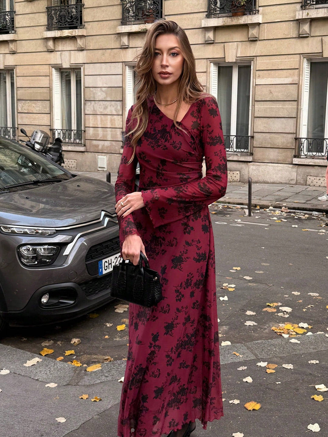Rochie maxi SHEIN, mix culori