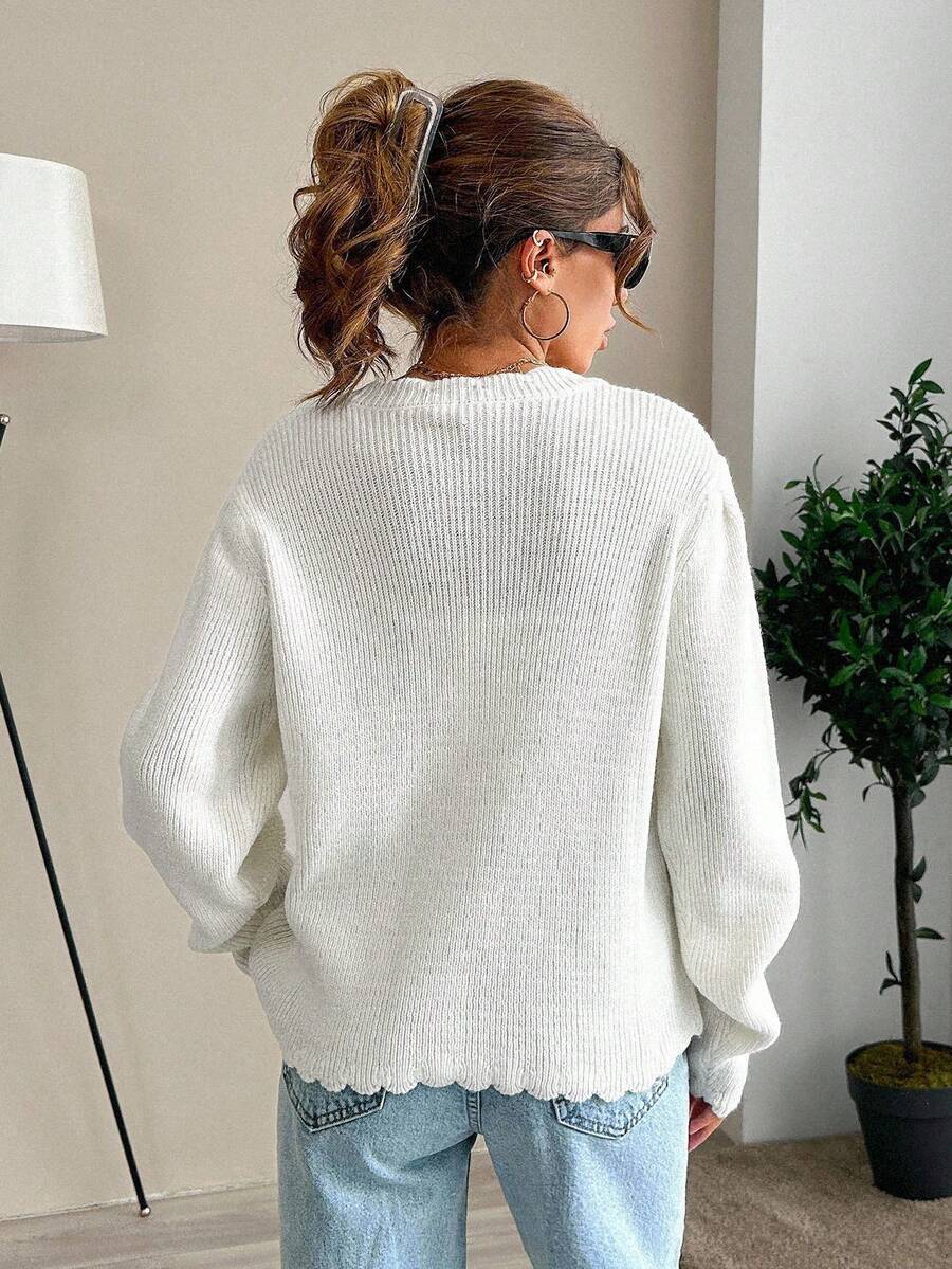 Cardigan SHEIN, crem