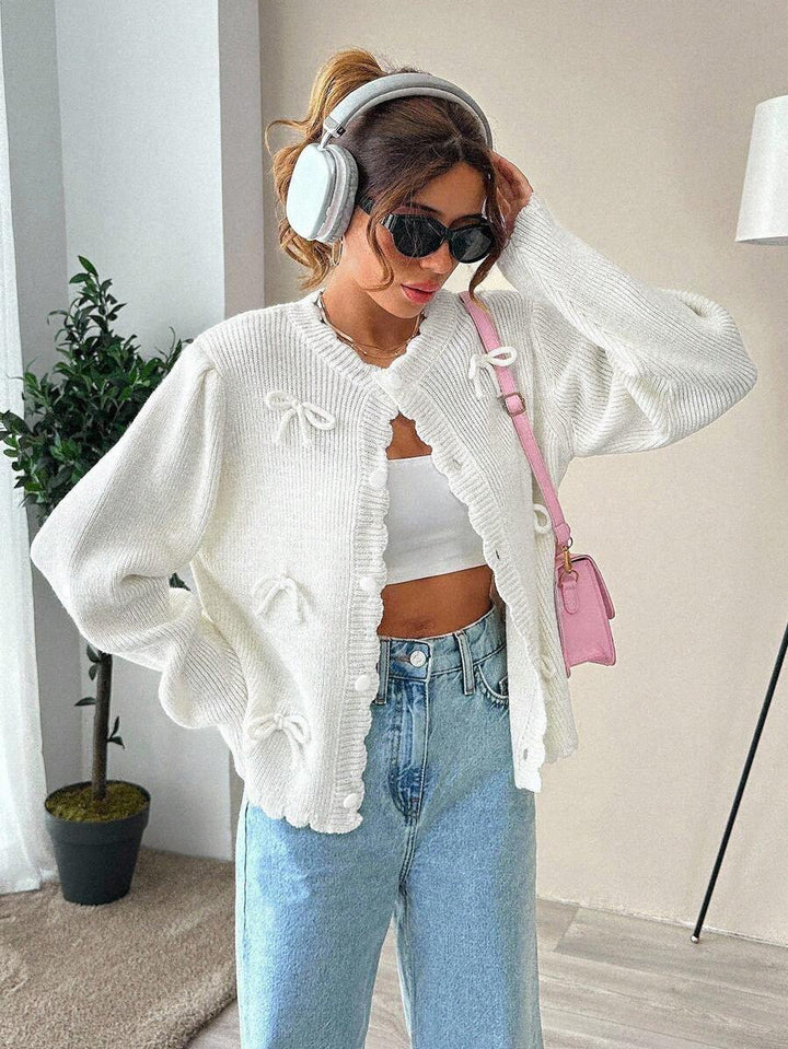 Cardigan SHEIN, crem