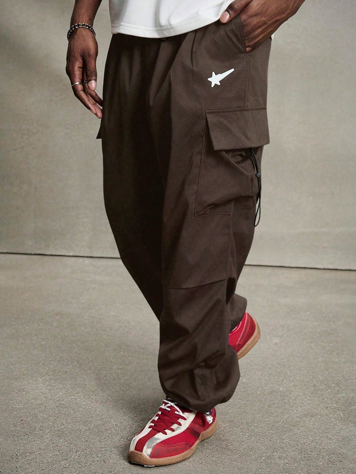 Pantaloni SHEIN, maro