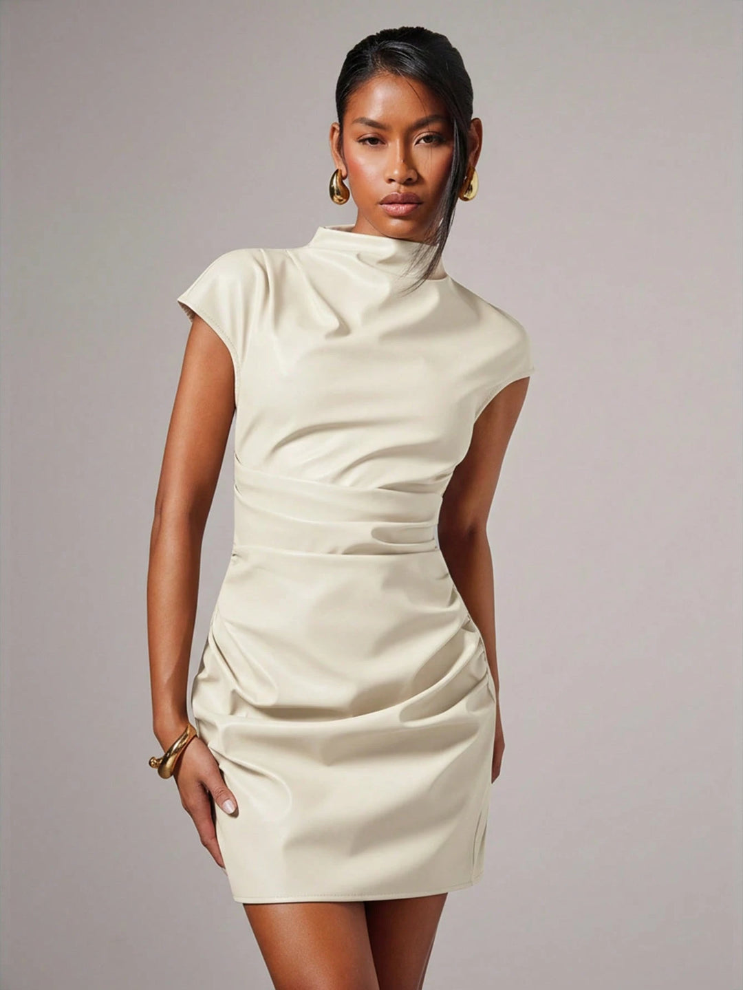 Rochie mini SHEIN, alb