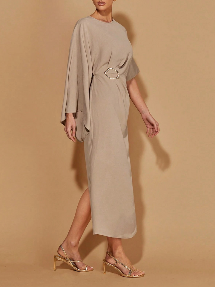 Rochie midi SHEIN, maro
