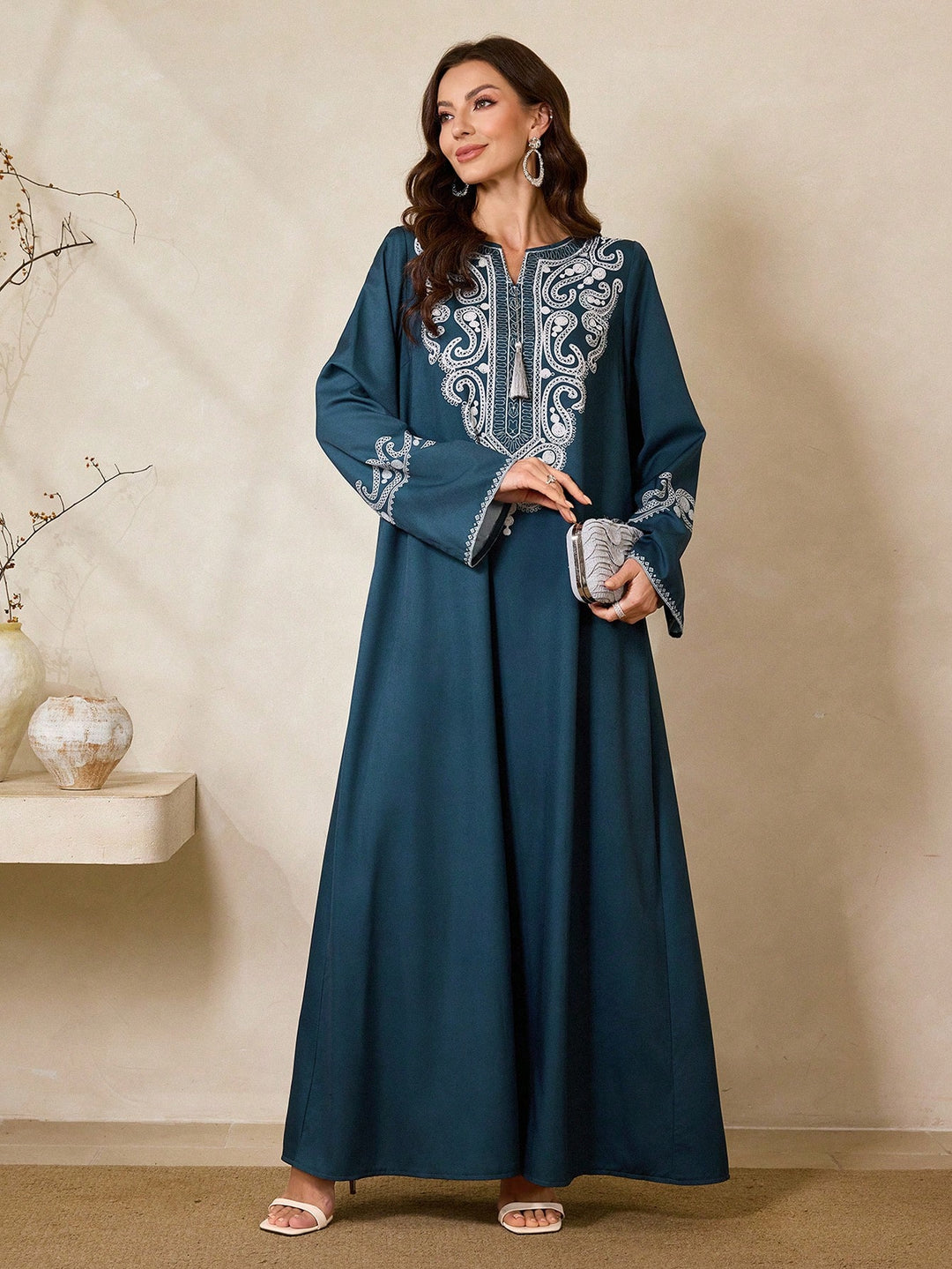 Set caftan și jalabiya SHEIN