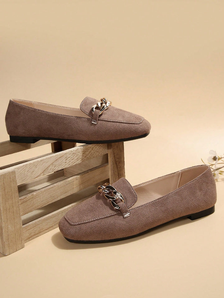 Mocasini SHEIN, maro