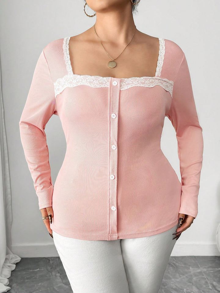 SHEIN blúz, rózsaszín