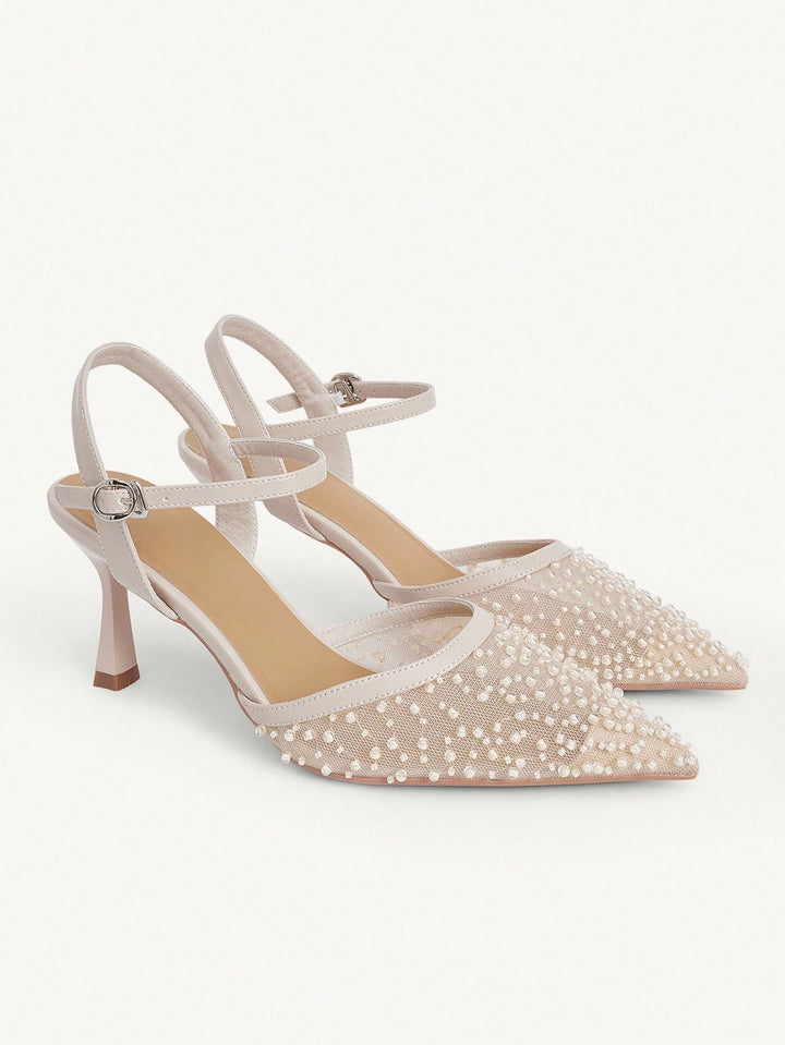 Pantofi cu toc SHEIN, auriu