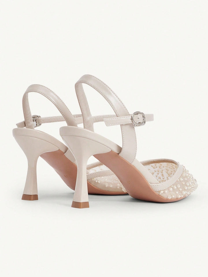 Pantofi cu toc SHEIN, auriu