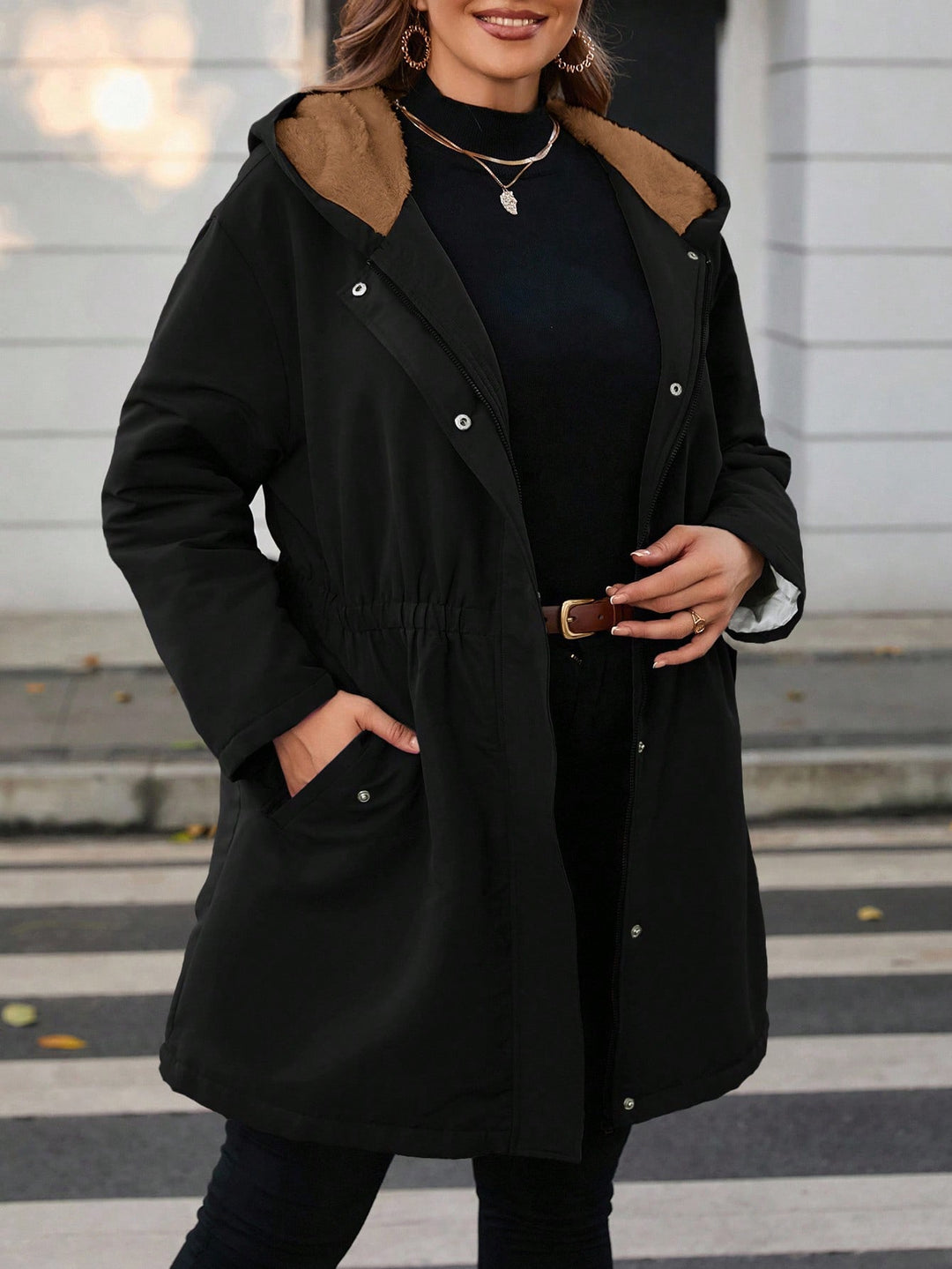 Palton SHEIN, negru