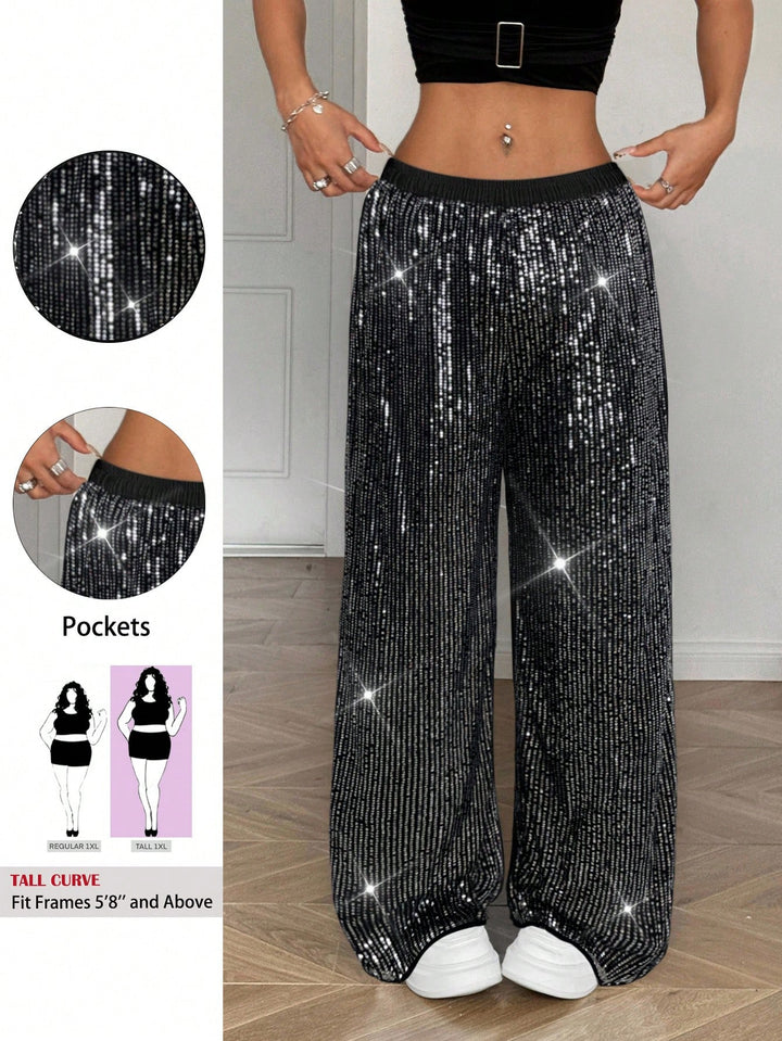 Pantaloni SHEIN, negru