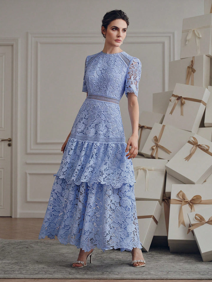 Rochie midi SHEIN, albastru