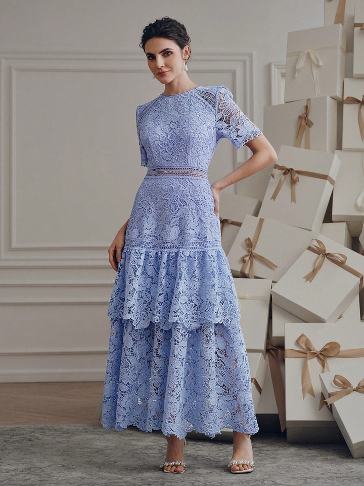 Rochie midi SHEIN, albastru