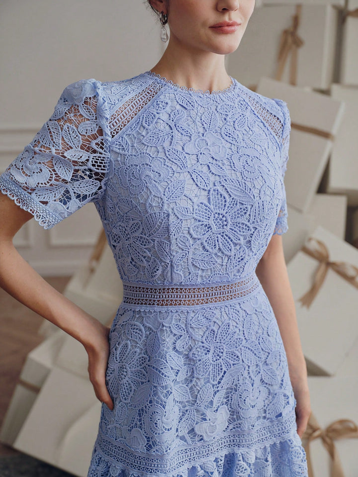 Rochie midi SHEIN, albastru